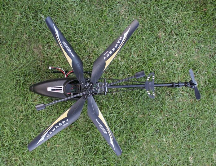 HOT 60cm Big size RC Camera Helicopter EGOFLY HawkSpy LT 711 3.5CH 