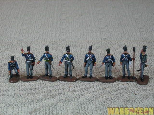 20mm Plastic Nap WDS painted British Foot Artillery b98  