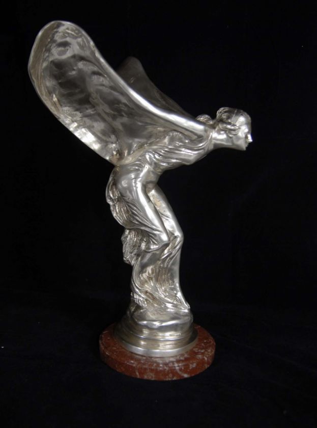 Charles Skyes Flying Lady Bronze Silver Spirit Ecstacy  