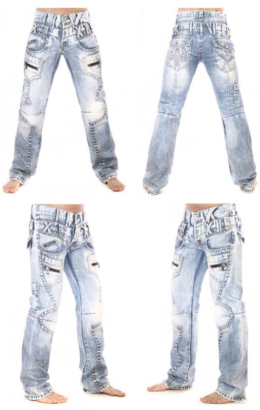 CIPO & BAXX PARTY JEANS C733 BLUE CRYSTAL ALL SIZES  