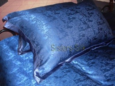 PCS 22M/M HEAVY WEIGHT SILK SHEET SET TWIN~CAL KING  