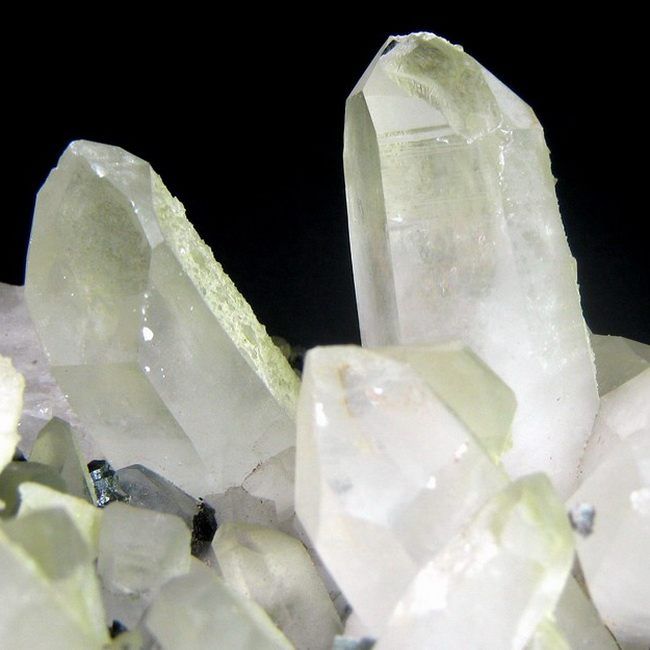 Green Epidote with Quartz Crystal Cluster epsc3ie0967  