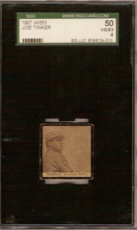 1907 W555 JOE TINKER (SGC 50/4) HOF  