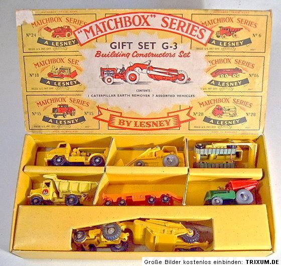 Matchbox G 3 Building Constructors Set 1961  