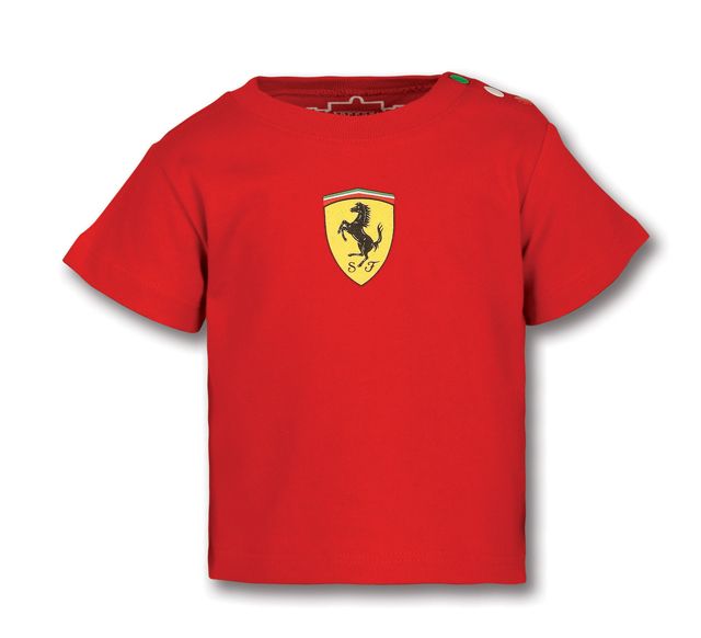 NEW 100% AUTHENTIC FERRARI INFANT SHIELD T SHIRT