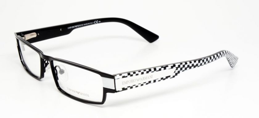 EMPORIO ARMANI EA 9596 CTV BLACK WHITE 51 Rx GLASSES  