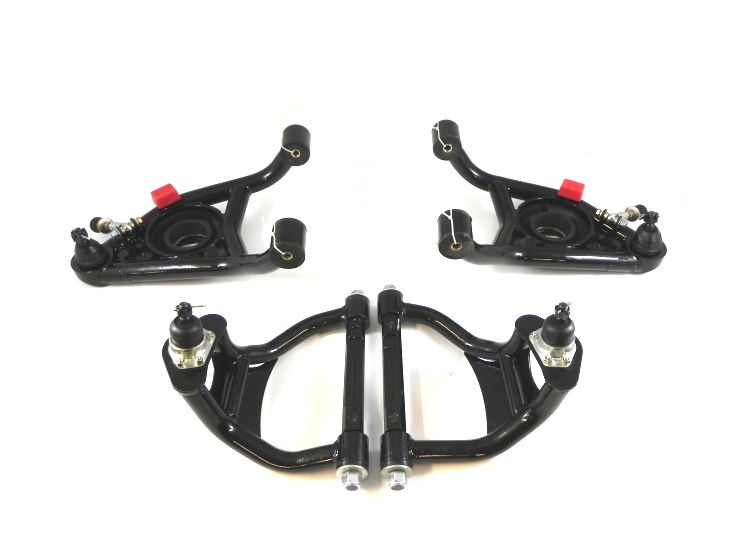 64 72 Chevy A Body El Camino Tubular Upper & Lower Control Arms Set 