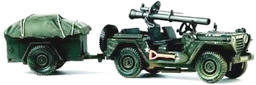 CORGI M151 A1 MUTT RECOILLESS TRUCK U.S. ARMY #US50103  