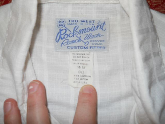 vintage ROCKMOUNT WESTERN PEARL SNAP RANCH SHIRT 16.5 M  