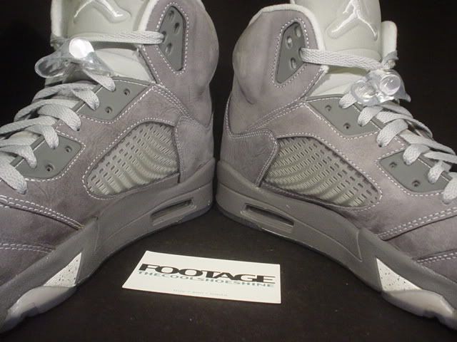 2011 Nike Air Jordan V 5 Retro GRAPHITE WHITE WOLF GREY SILVER 3M Sz 