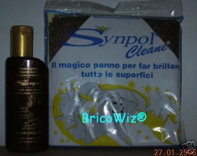 PANNI + DETERGENTE SYNPOL 200ML DETERGENT + 4 CLEANER  