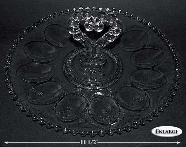 Imperial Candlewick 400/154 Deviled Egg Server / Tray  