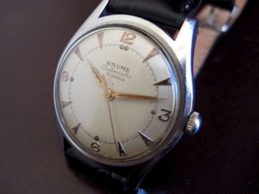 BAUME & MERCIER Automatic 25J Vintage late 1950s  