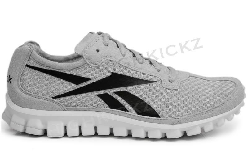 Reebok Realflex Run J84859 Mesh Steel White Black Mens Running Shoes on  PopScreen