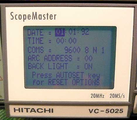 Hitachi VC 5025 Scopemaster Oscilloscope 2 Channel 20Mh  