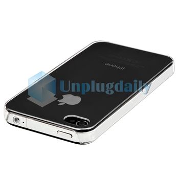   Crystal Clear Snap on Hard Case Cover for iPhone 4 G 4S 4GS HD Sprint