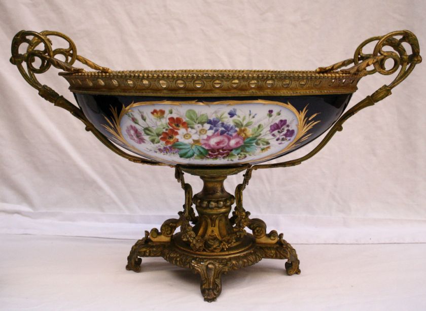 MAGNIFICENT 19C FRENCH H. P SEVERS BRONZE CENTER PIECE  