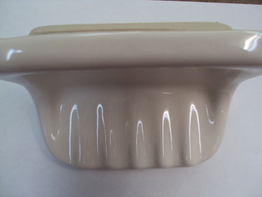 SHOWER WALL SOAP DISH OFF WHITE TILE READY GLOSS FINISH  