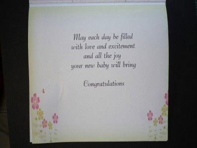 NEW BABY / PREGNANCY CONGRATULATIONS CARD 3D / handmade  