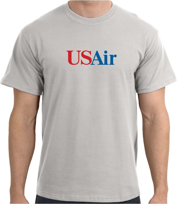 USAir Vintage Logo US Airline T Shirt  