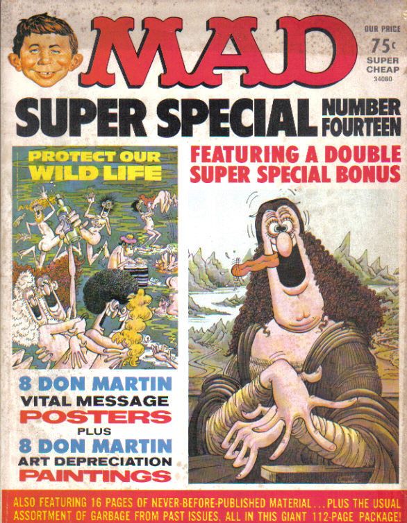 Mad Magazine Super Special #14 1974 W/ FREE Posters  