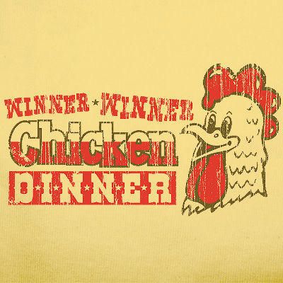 winner winner chicken dinner t shirt this has a vintage distressed 