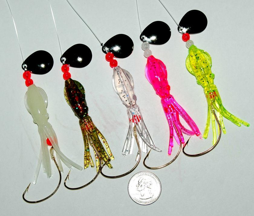 THE BEST FLUKE FLOUNDER B2 SQUID RIGS LURES MUSTAD  