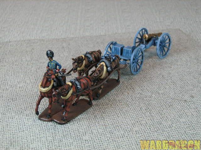 20mm Plastic Nap WDS painted British Foot Artillery b98  