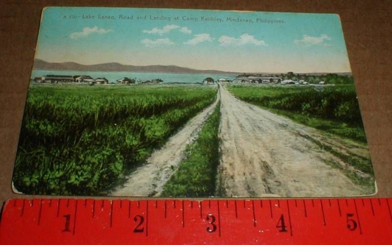 Lake Lanao Camp Keithley Mindanao Philippines Postcard  