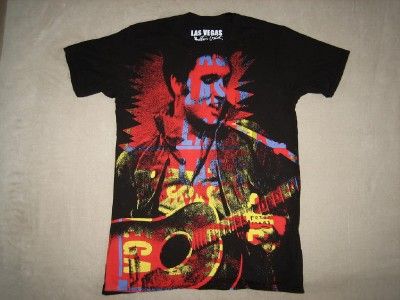 Peter Mars Elvis Presley LAS VEGAS #1 TShirt Black NWOT  