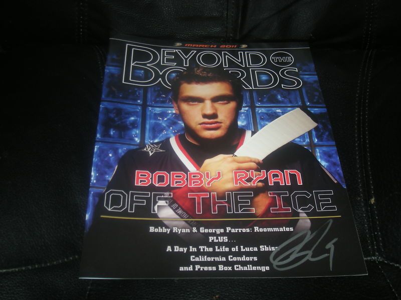 Bobby Ryan Autographed Duck Game Magazine 3/2011  