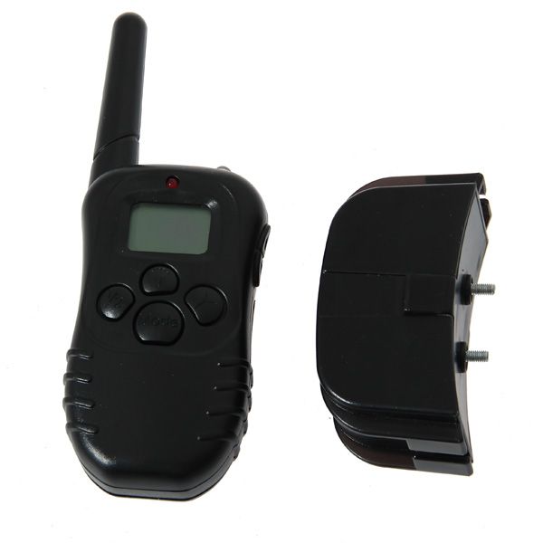   Waterproof 300M Remote Dog LCD Training Collar 100 Levels Shock VIBRA