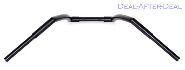 EL DIABLO CUSTOM BLACK APE HANGERS HANDLEBARS 12 RISE 1 1/4 FOR 