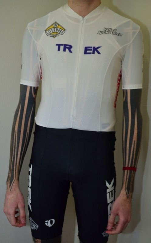 Trek Livermore Cyclery Pearl Izumi skinsuit L made in Japan vintage 