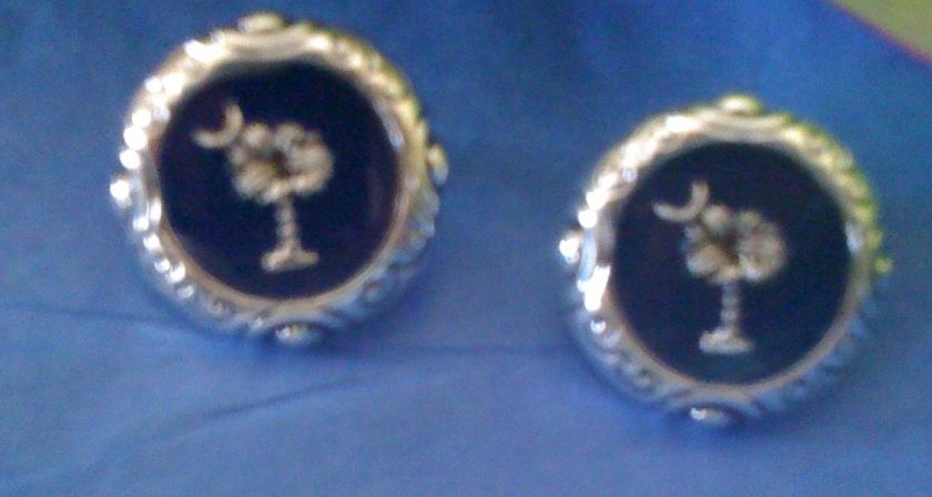 South Carolina Palm Tree Moon earrings Jewelry beach  