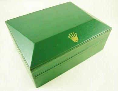 Vintage ROLEX Green Stripe BOX Set for Vintage Submariner/GMT. Ca 1960 