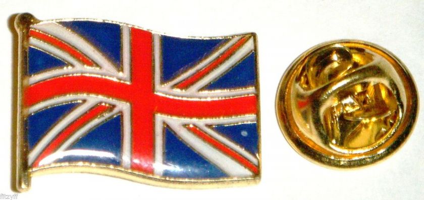 Union Jack Flag Enamel Lapel Pin Badge   Great Britain  