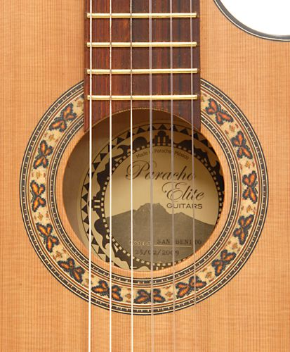 Paracho Elite San Benito Thin Body Classical Guitar  