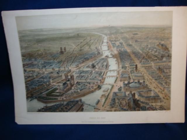 Felix Benoist Lithograph   Paris 1860  