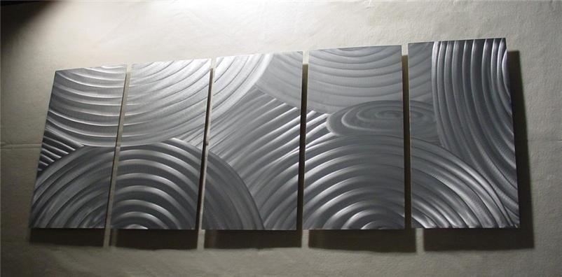 64 METAL WALL DECOR CONTEMPORARY MODERN WALL ABSTRACT  