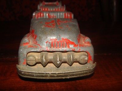 ANTIQUE 1920S 1930 TOY METAL FIRETRUCK OLD VINTAGE NR  