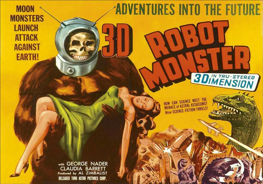 MAGNET Vintage Movie Poster ROBOT MONSTER 1953 Magnet  