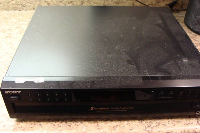 Sony 5 Disc Cd Changer / Player CDP CE375  