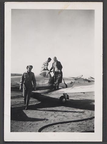 Photo Lady Flyer w/ Postwar Ercoupe Airplane 667657  