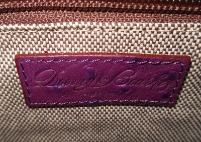 NWT Dooney & Bourke OSTRICH Mini Barrel PURPLE $98  