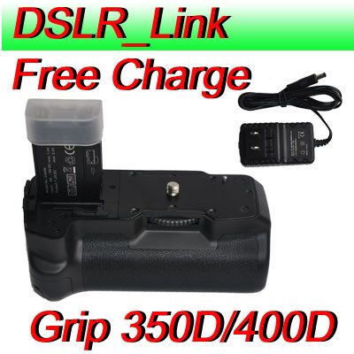 Pro Battery Grip for Canon 350D 400D Rebel XT XTi BG E3  