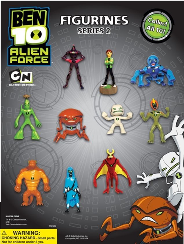 BEN 10 BIG CHILL FIGURE ECHO ECHO 10PCS 2in HOT NEW  