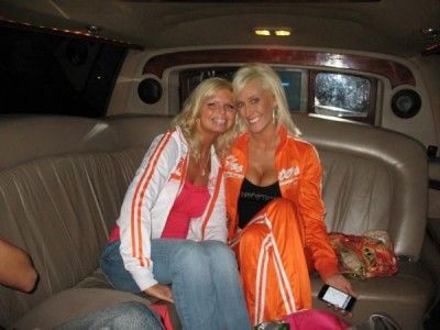 BRAND NEW HOOTERS ORANGE LAS VEGAS CASINO HOTEL TRACKSUIT & SEPERATES 