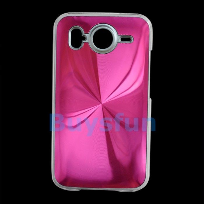 Hard Case Cover w/ Metal Aluminum AT&T HTC Inspire 4G  