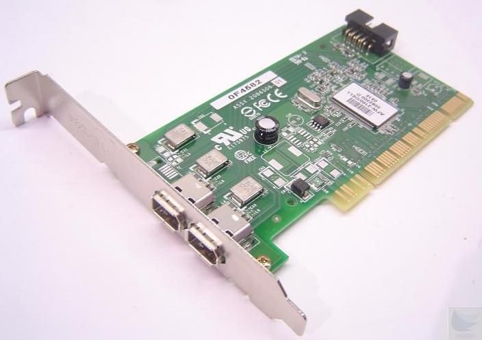 Dell 0F4582 Dual Port 400 Firewire PCI Adapter Card  